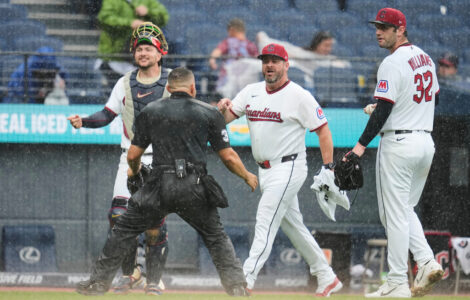 APTOPIX Diamondbacks Guardians Baseball